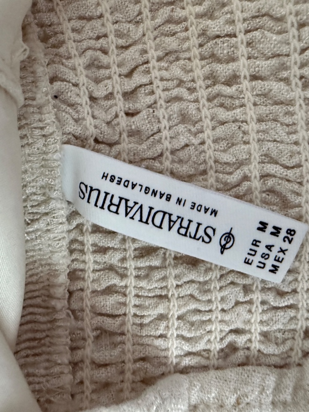 stradivarius linen blend halter top size medium details: -great condition - - Picture 6 of 7